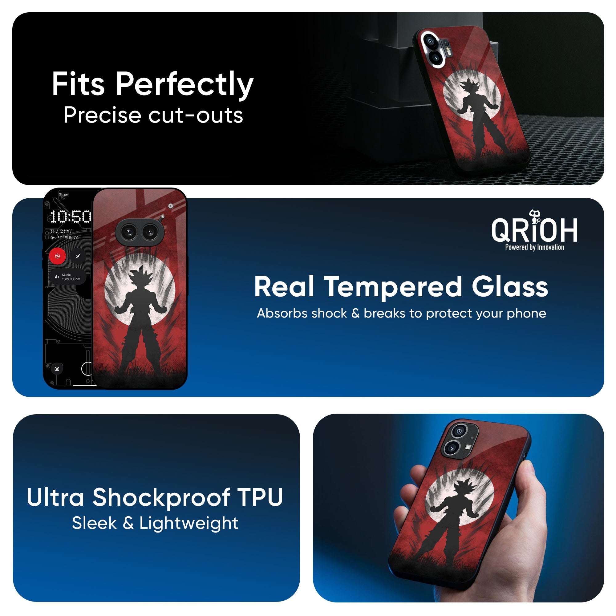 Japanese Animated Glass Case for Nothing CMF Phone 1