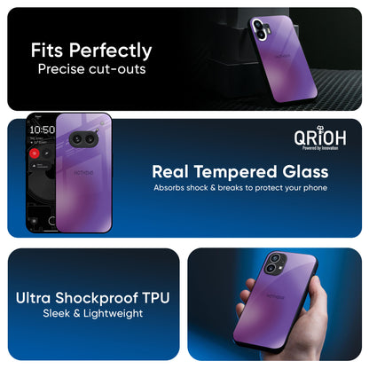 Ultraviolet Gradient Glass Case for Nothing CMF Phone 1