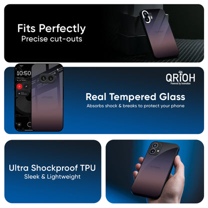 Grey Ombre Glass Case for Nothing CMF Phone 1