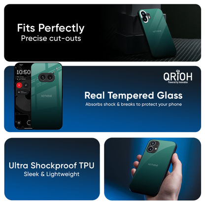 Palm Green Glass Case For Nothing CMF Phone 1