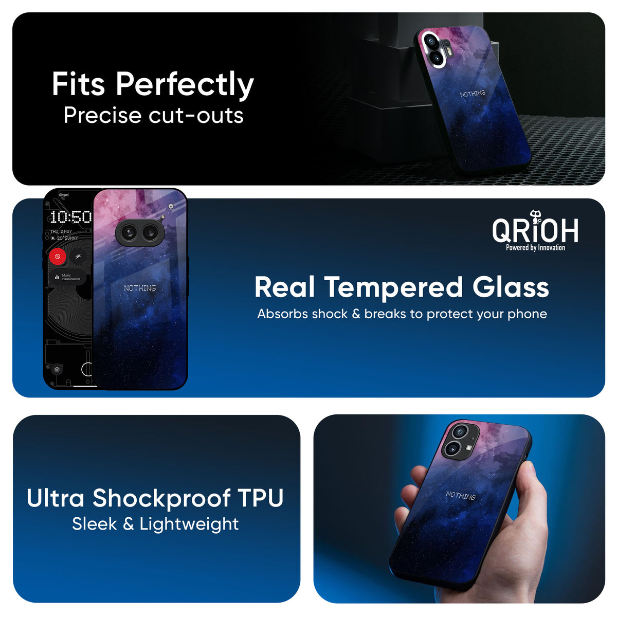 Dreamzone Glass Case For Nothing CMF Phone 1