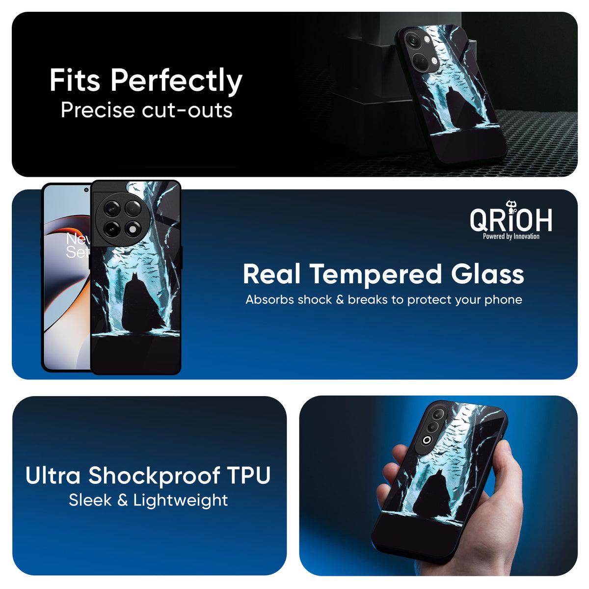 Dark Man In Cave Glass Case for OnePlus 13