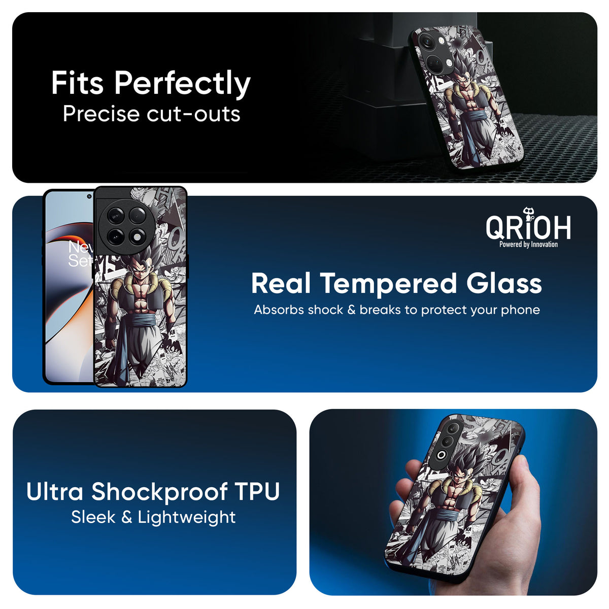 Dragon Anime Art Glass Case for OnePlus Nord 4 5G