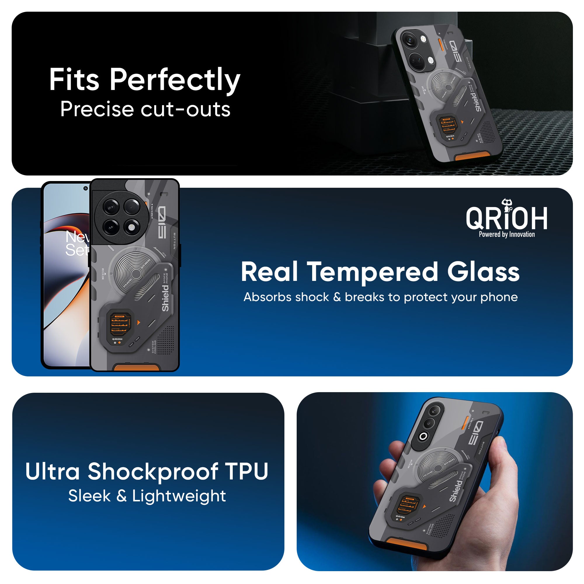 Tech Lifestyle Glass Case for OnePlus 11R 5G