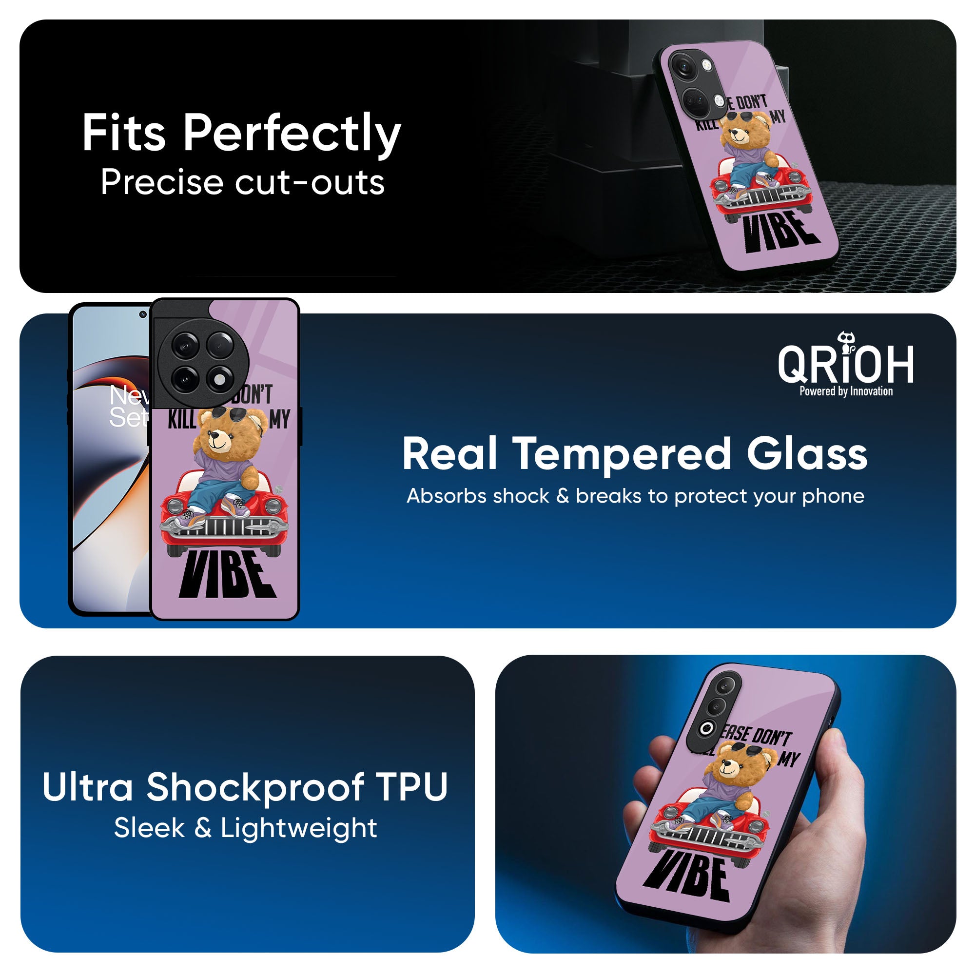 Don't Kill My Vibe Glass Case for OnePlus 11R 5G