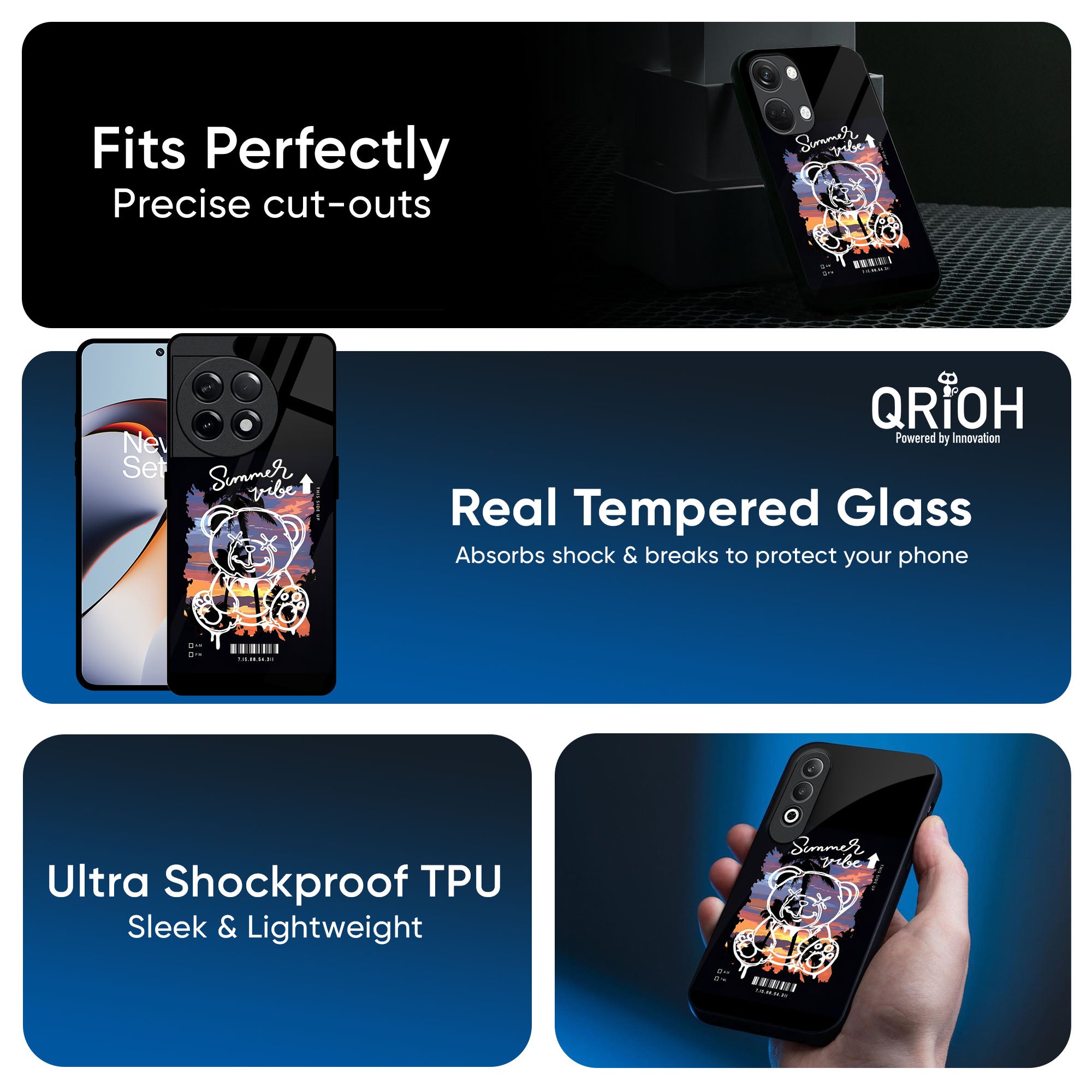 Summer Vibe Glass Case for OnePlus 11R 5G