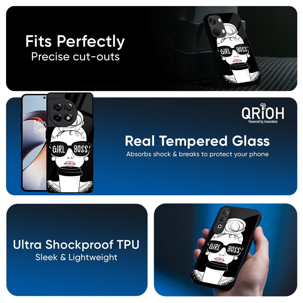 Girl Boss Glass Case For OnePlus Nord 4 5G