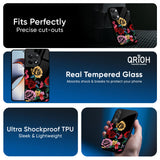Floral Decorative Glass Case For OnePlus 13