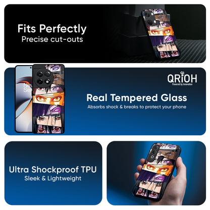 Anime Eyes Glass Case for OnePlus Nord 4 5G