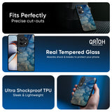 Blue Cool Marble Glass Case for OnePlus Nord 4 5G