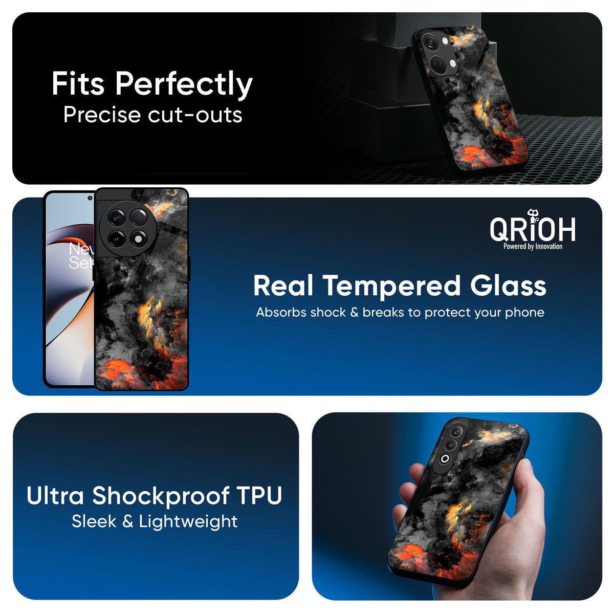 Lava Explode Glass Case for OnePlus Nord 4 5G
