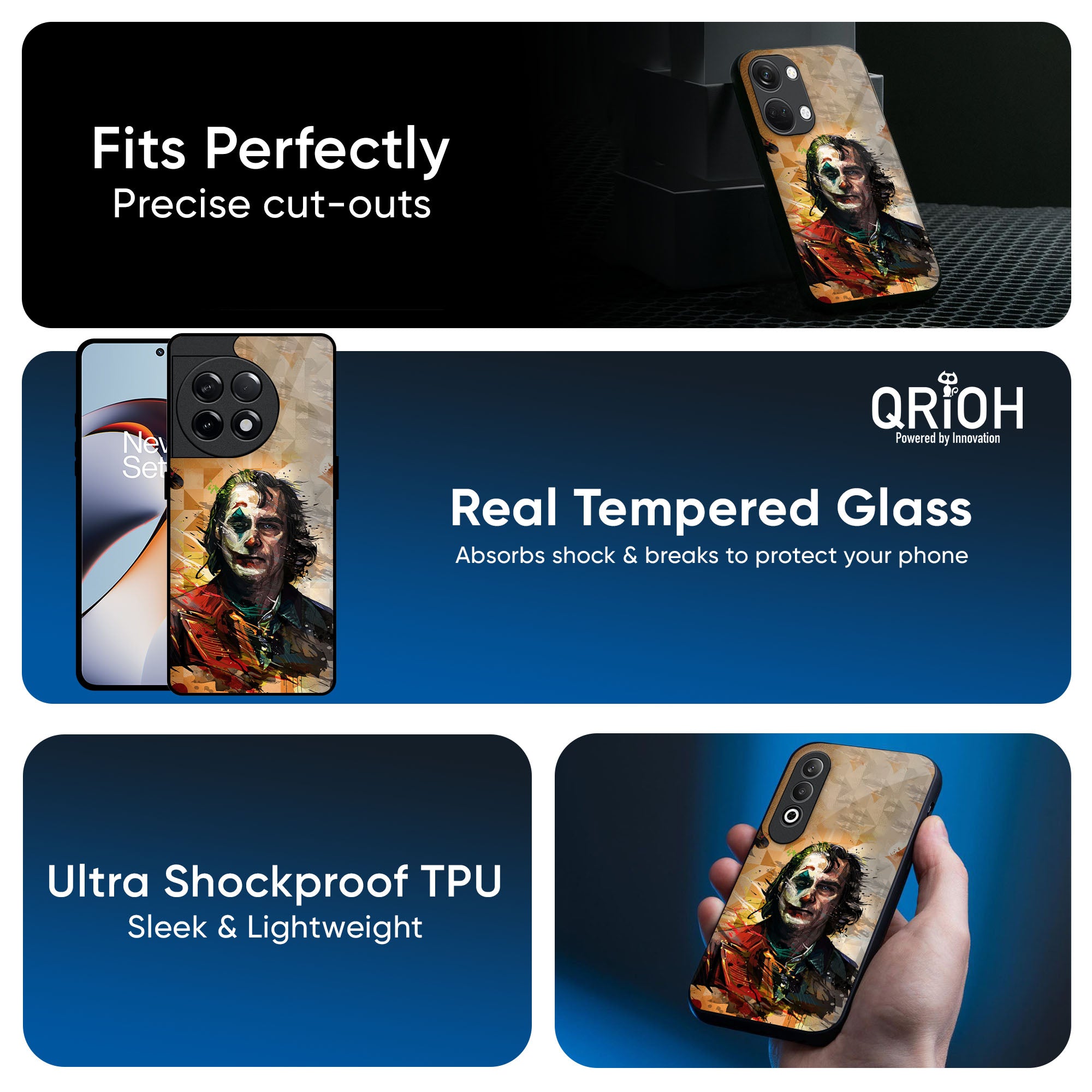 Psycho Villain Glass Case for OnePlus 13