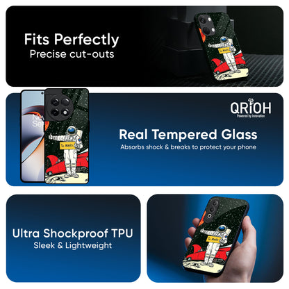 Astronaut on Mars Glass Case for OnePlus Nord 4 5G