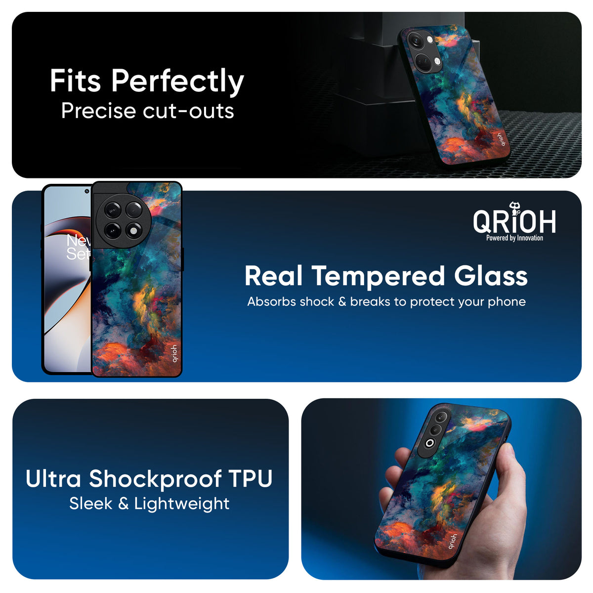 Cloudburst Glass Case for OnePlus Nord 4 5G