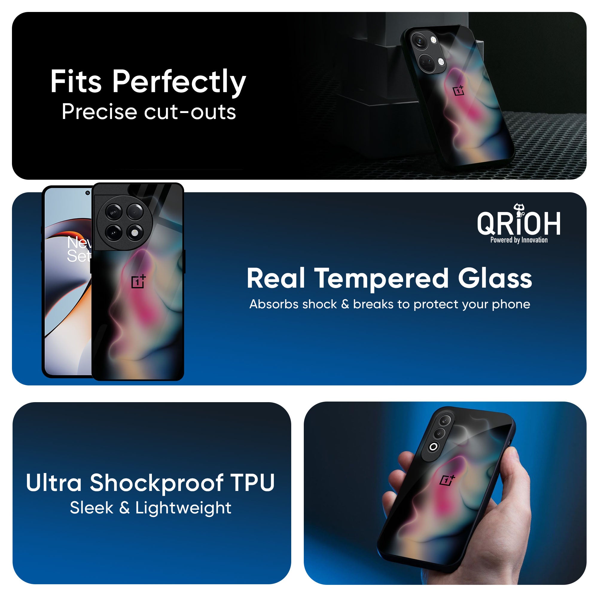Colorful Palette Glass Case for OnePlus Nord 4 5G