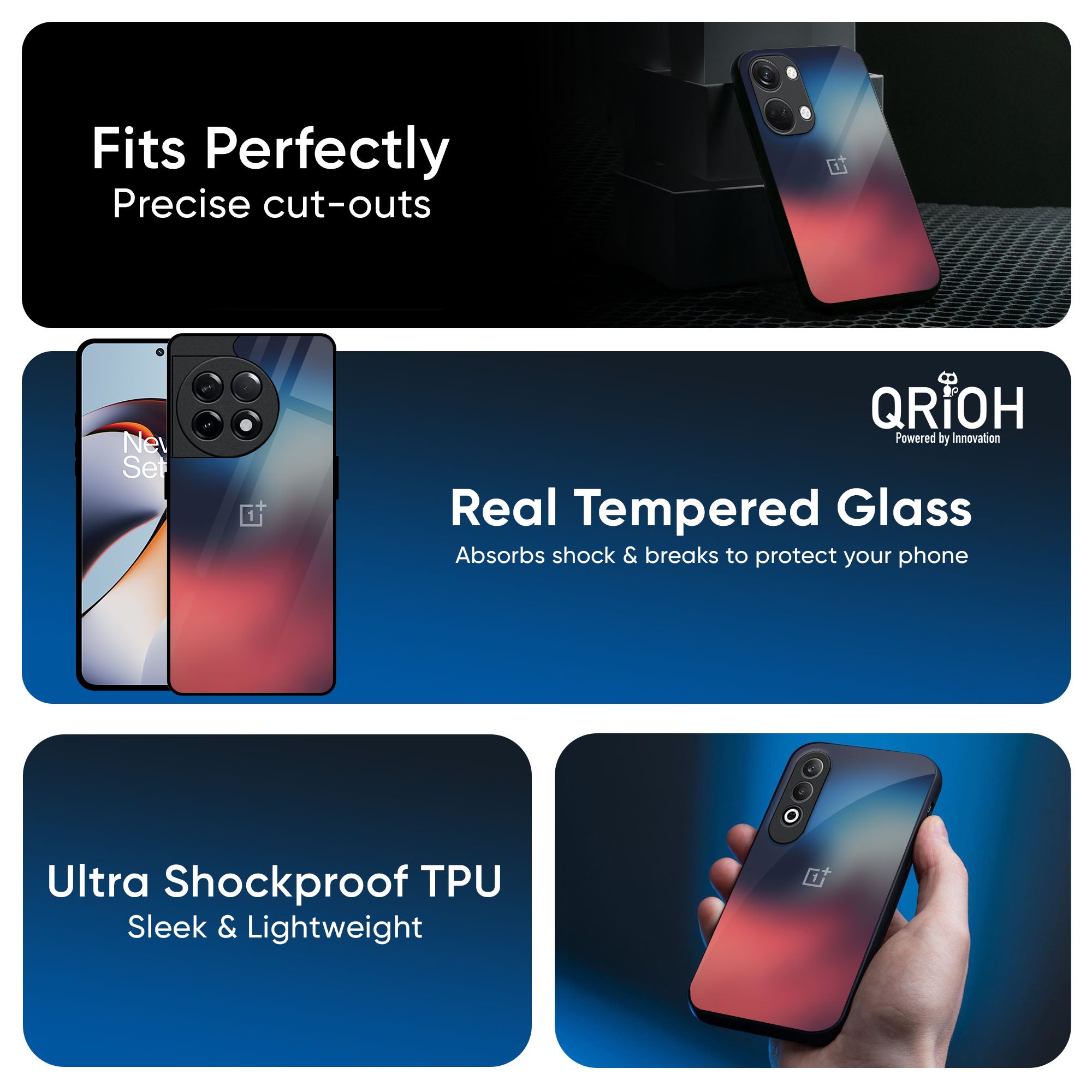 Cosmic Fusion Glass Case for OnePlus Nord 4 5G