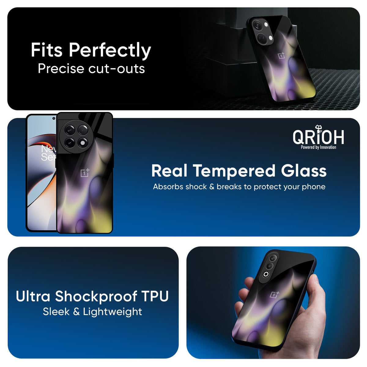 Flames Flow Glass Case for OnePlus Nord 4 5G