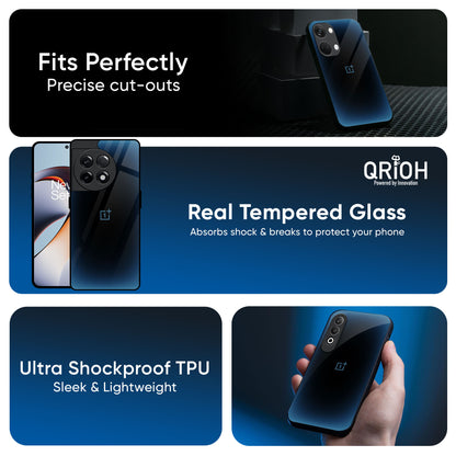 Blue Dynamic Glass Case for OnePlus Nord 4 5G