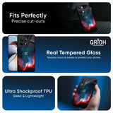 Brush Art Glass Case For OnePlus 13