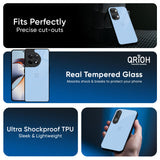 Pastel Sky Blue Glass Case for OnePlus 13