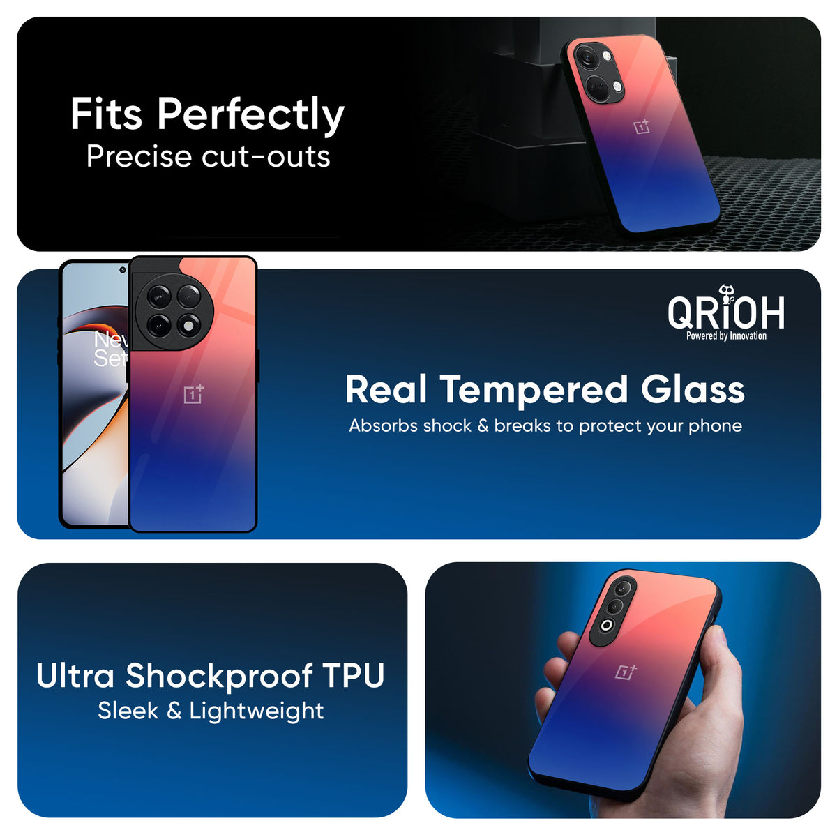 Dual Magical Tone Glass Case for OnePlus Nord 4 5G