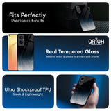 Black Aura Glass Case for OPPO A3 Pro 5G