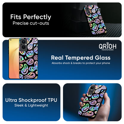 Acid Smile Glass Case for OPPO A3 Pro 5G