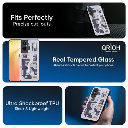 Tech Savvy Glass Case for Oppo Reno4 Pro