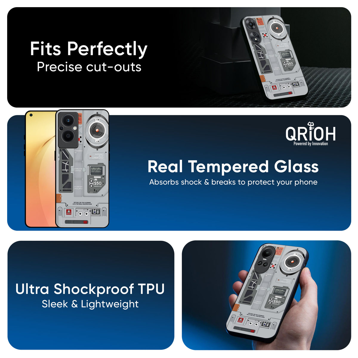 Plasma Shield Glass Case for Oppo F21s Pro 5G