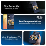 Adventurous Bear Glass Case for Oppo A18