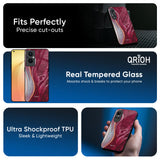 Crimson Ruby Glass Case for OPPO A3 Pro 5G