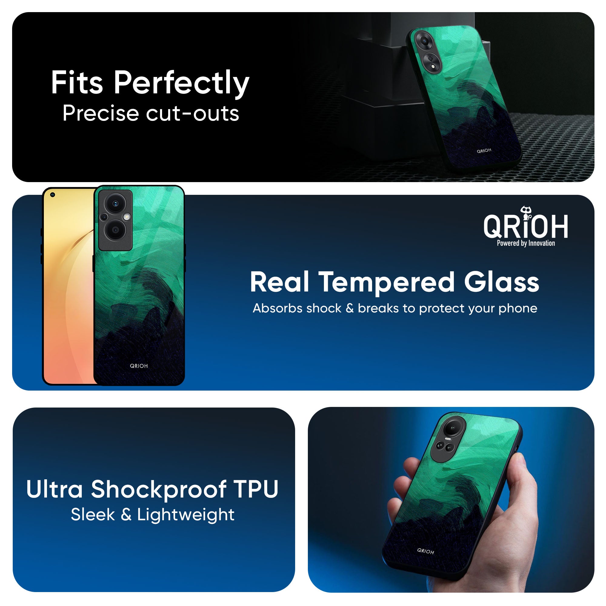 Scarlet Amber Glass Case for OPPO A3 Pro 5G