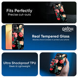Floral Bunch Glass Case For OPPO A3 Pro 5G