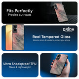 Pink And Grey Marble Glass Case For OPPO A3 Pro 5G