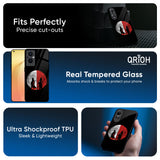 Anime Red Moon Glass Case for OPPO A3 Pro 5G