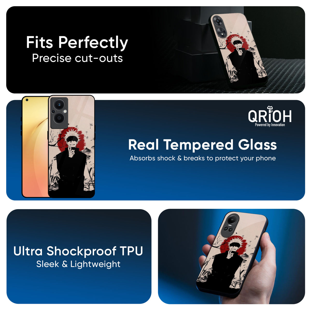 Manga Series Glass Case for OPPO A3 Pro 5G