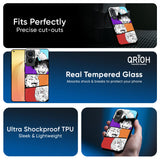Anime Sketch Glass Case for OPPO A3 Pro 5G