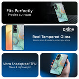 Green Marble Glass Case for OPPO A3 Pro 5G