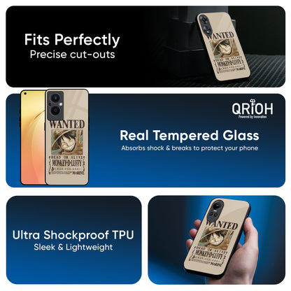 Luffy Wanted Glass Case for OPPO A3 Pro 5G