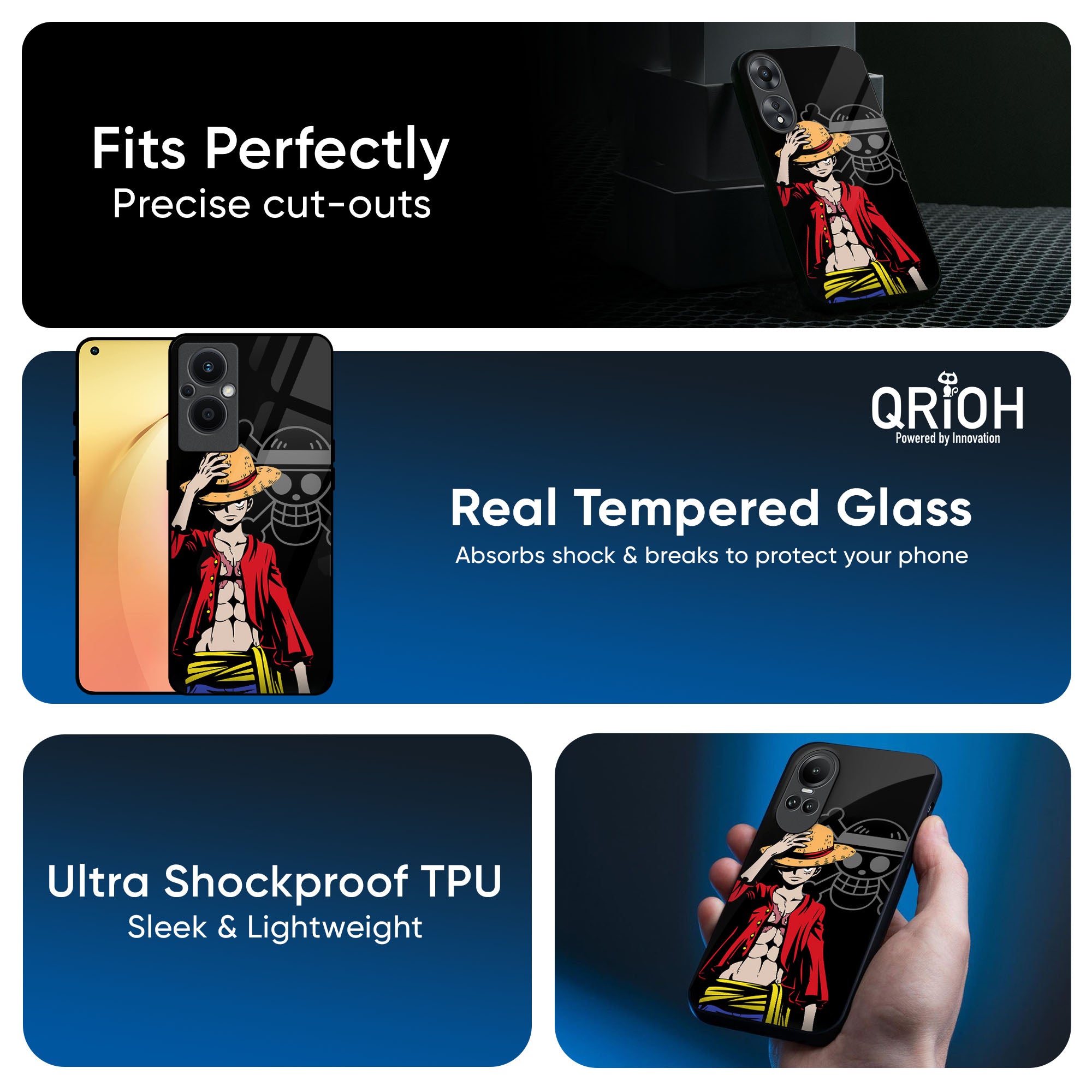 Hat Crew Glass Case for OPPO A3 Pro 5G