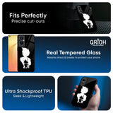 Monochrome Goku Glass Case for OPPO A3 Pro 5G