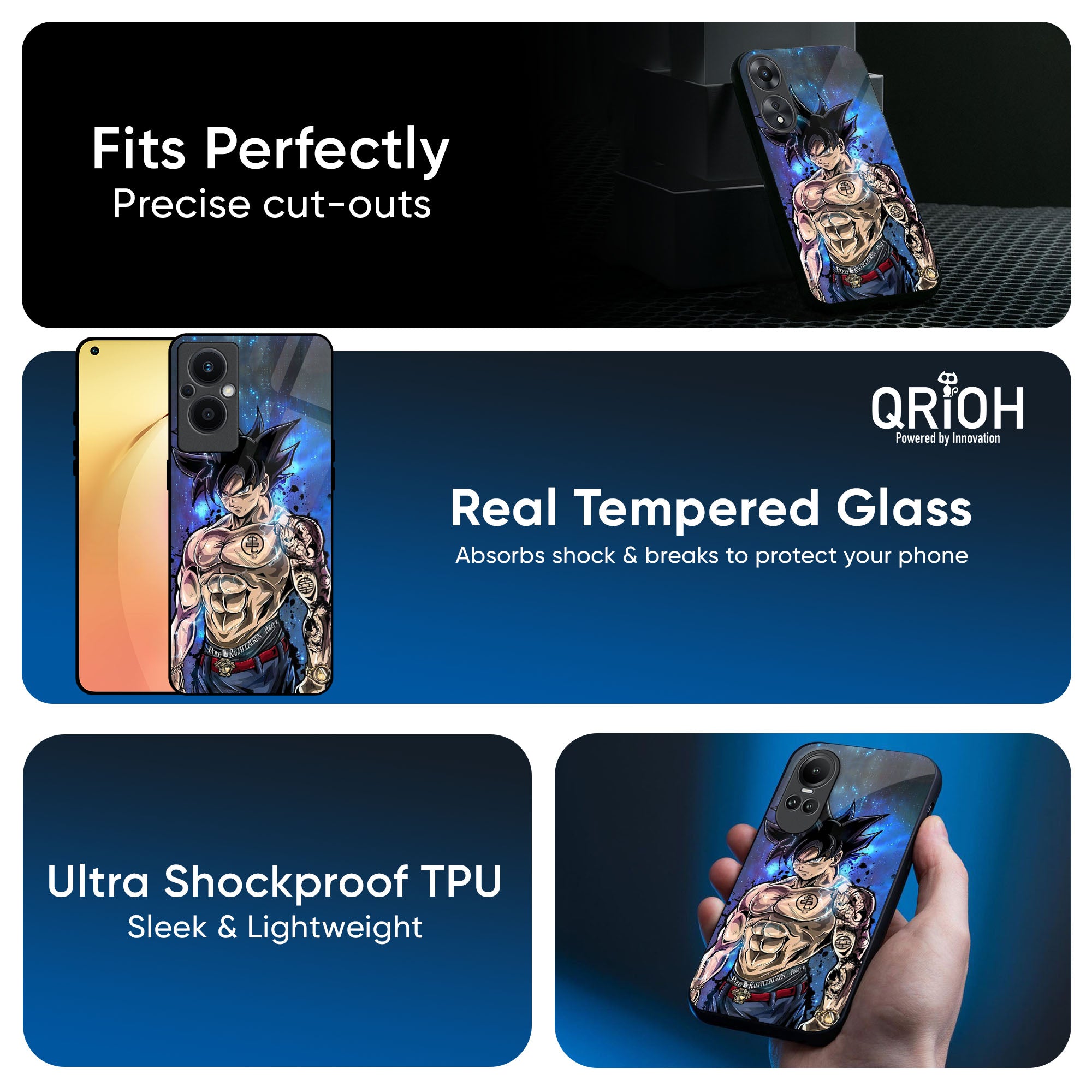 Branded Anime Glass Case for OPPO A3 Pro 5G