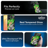 Anime Green Splash Glass Case for OPPO A3 Pro 5G