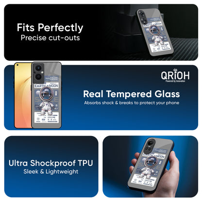 Space Flight Pass Glass Case for OPPO A3 Pro 5G