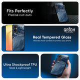 Deep Ocean Marble Glass Case for OPPO A3 Pro 5G