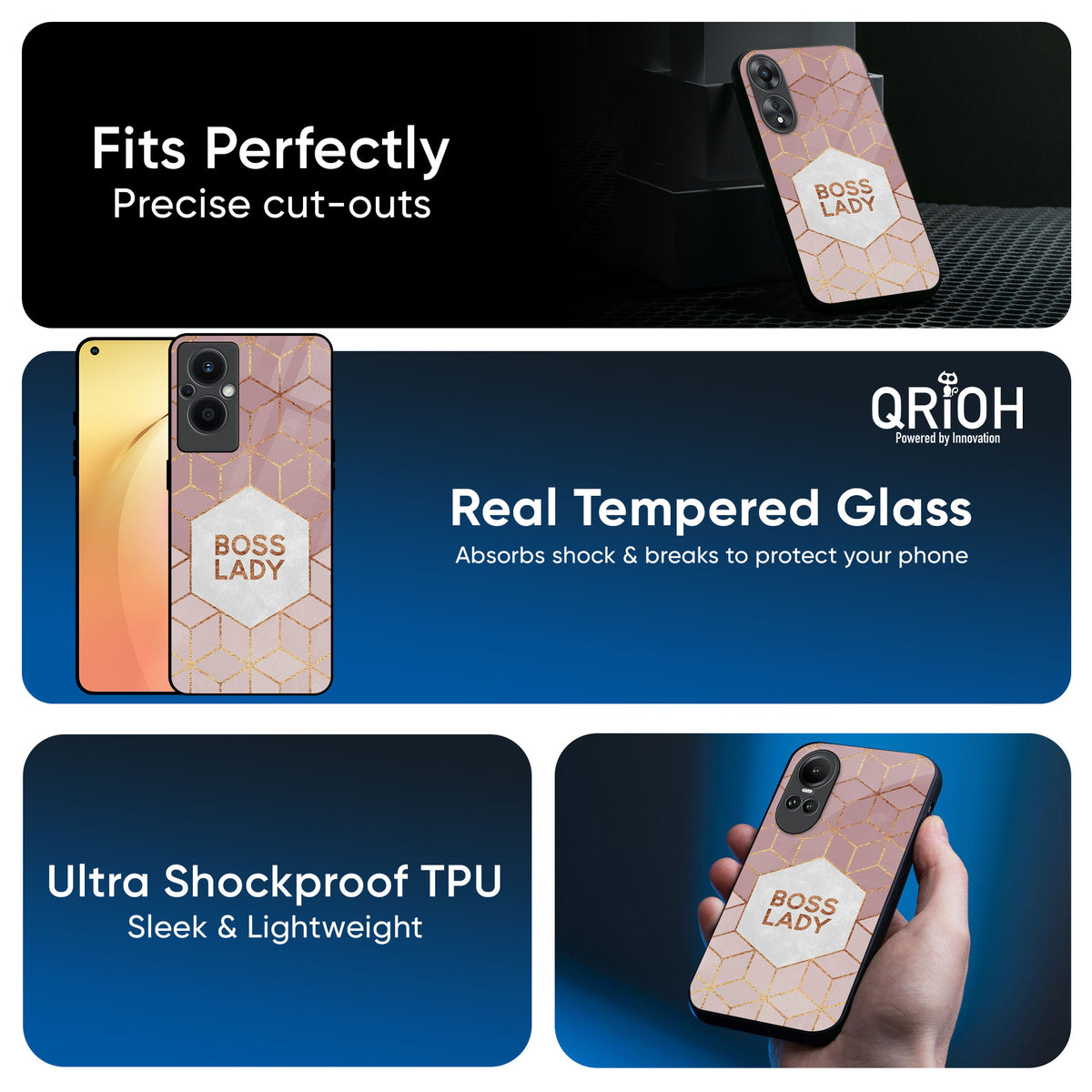 Boss Lady Glass Case for OPPO A3 Pro 5G