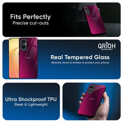 Pink Burst Glass Case for OPPO A3 Pro 5G