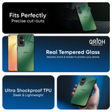 Green Grunge Texture Glass Case for OPPO A3 Pro 5G