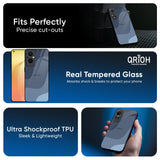 Navy Blue Ombre Glass Case for OPPO A3 Pro 5G