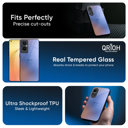 Blue Aura Glass Case for OPPO A3 Pro 5G